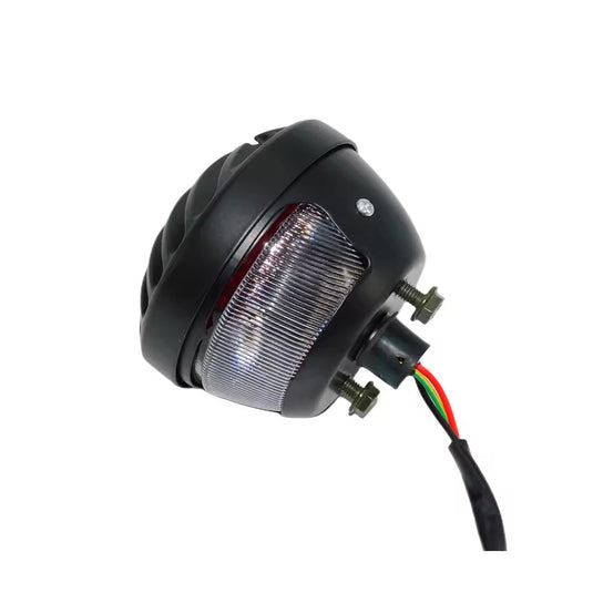 Farolim traseiro 12V suporte matrícula lateral - chopper bobber