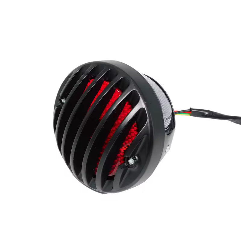 Load image into Gallery viewer, Farolim traseiro 12V suporte matrícula lateral - chopper bobber
