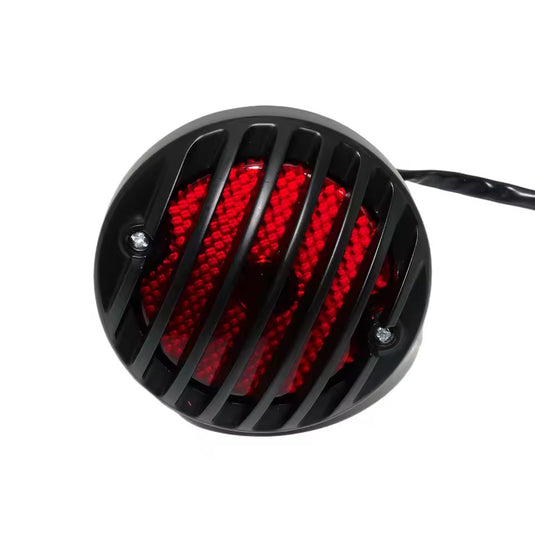 Farolim traseiro 12V suporte matrícula lateral - chopper bobber