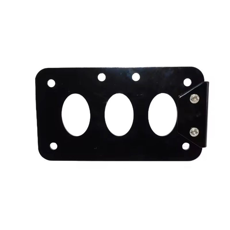 Load image into Gallery viewer, Farolim traseiro 12V suporte matrícula lateral - chopper bobber
