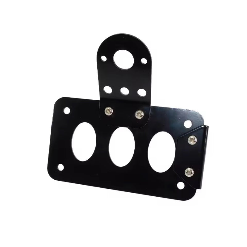 Load image into Gallery viewer, Farolim traseiro 12V suporte matrícula lateral - chopper bobber
