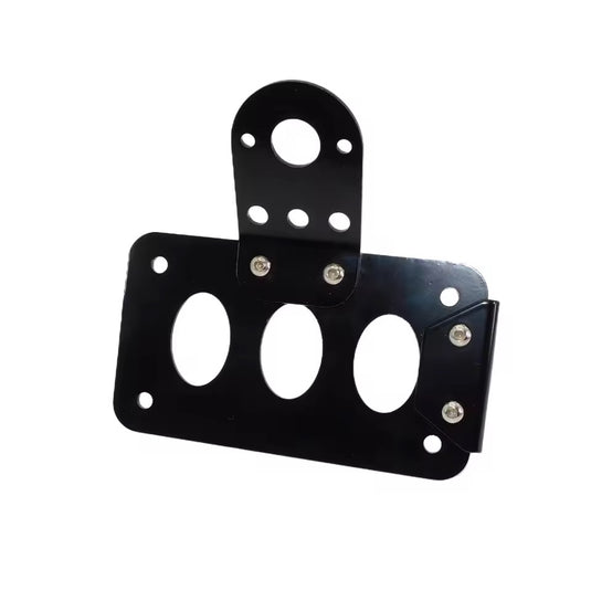 Farolim traseiro 12V suporte matrícula lateral - chopper bobber