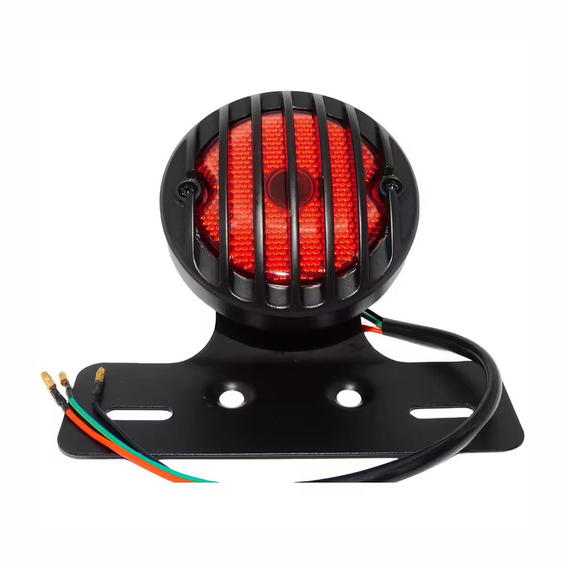 Load image into Gallery viewer, Farolim traseiro LED 12V suporte matrícula central - chopper bobber
