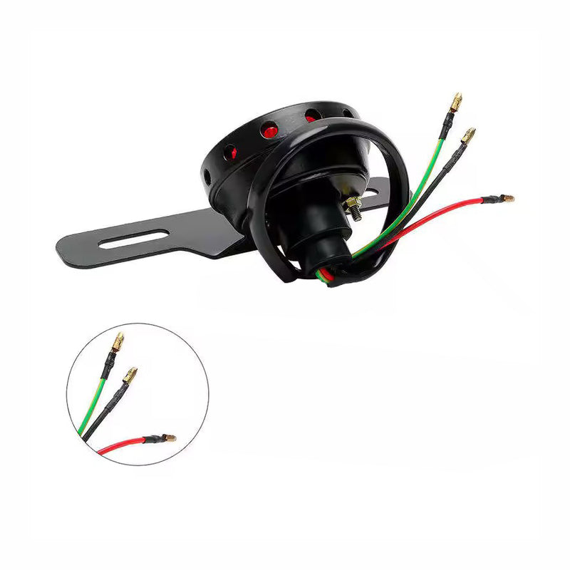 Load image into Gallery viewer, Farolim traseiro universal 12V com suporte de matrícula
