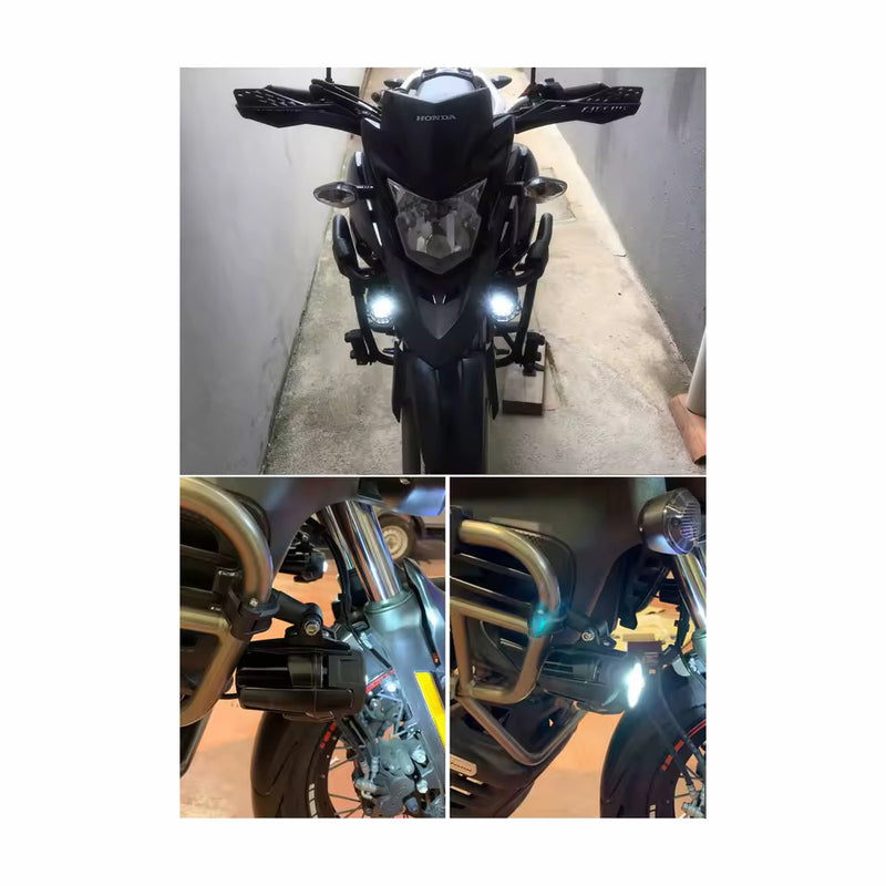 Carregue imagem no visualizador da galeriaFaróis auxiliares homologados E9 - 40W LED para moto
