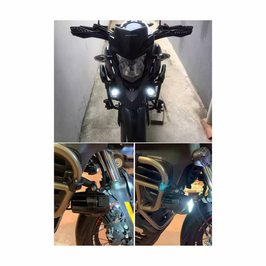 Faróis auxiliares homologados E9 - 40W LED para moto