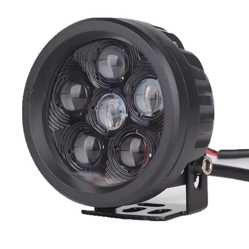 Carregue imagem no visualizador da galeriaFaróis auxiliares LED redondos 18W - Projector offroad

