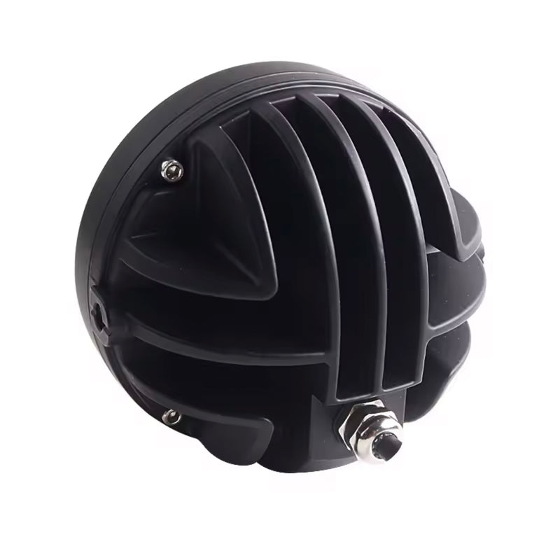 Carregue imagem no visualizador da galeriaFaróis Auxiliares LED 4.5 Pol 70W - Projector 7 LEDs com interruptor
