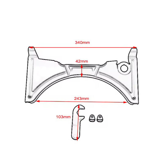 Carenagem cockpit BMW R1200GS R1250GS LC Adventure - Defletor proteção