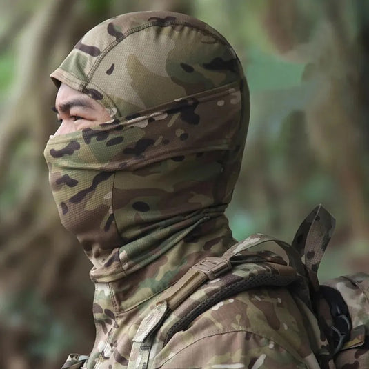 Balaclava militar camuflada