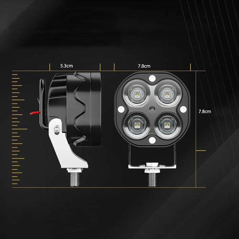 Carregue imagem no visualizador da galeriaPar faróis auxiliares LED 3 pol
