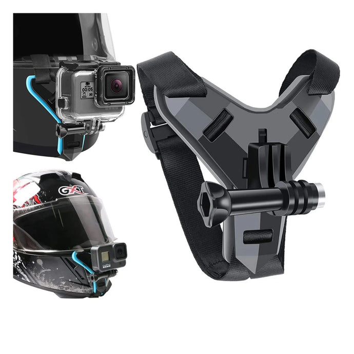 Suporte gopro queixada capacete