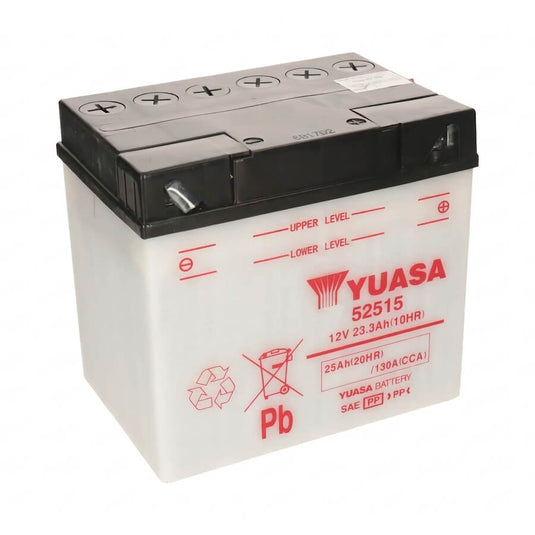 Bateria GS Yuasa 52515 12V 25Ah convencional com ácido para moto