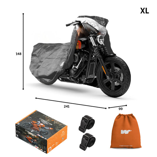 Capa impermeável tamanho XL para Harley Davidson e cruise
