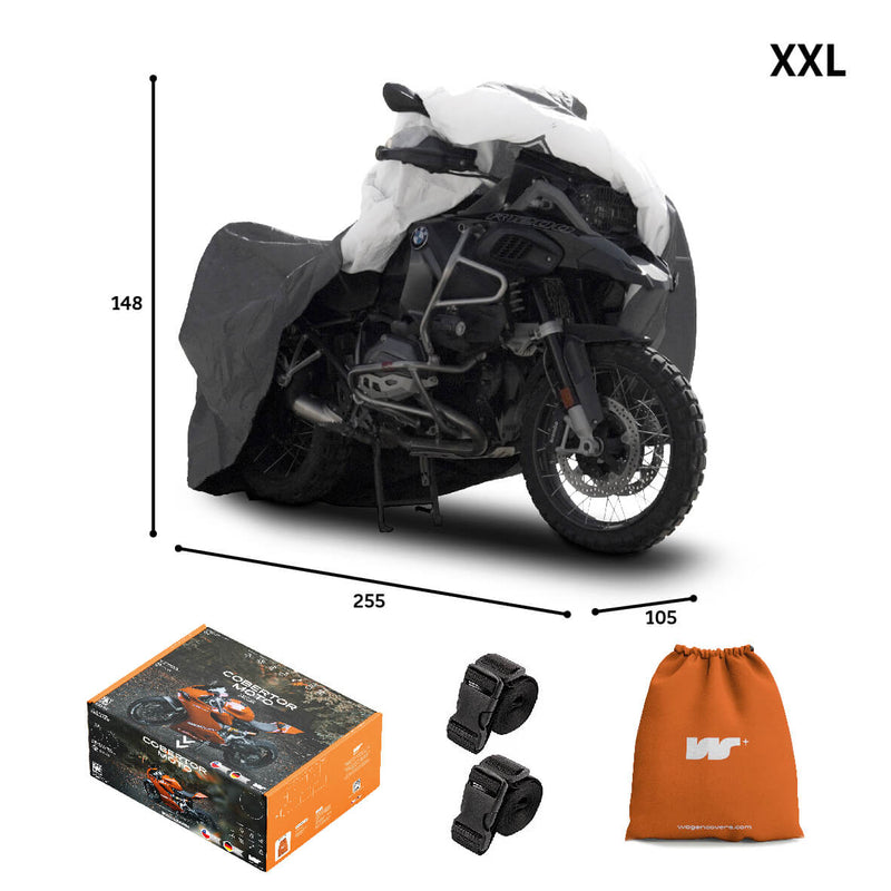 Carregue imagem no visualizador da galeriaCapa impermeável tamanho XXL para touring e Honda Goldwing
