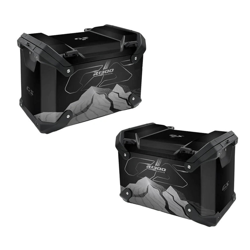 Load image into Gallery viewer, Autocolantes BMW R1300GS Adventure – vista lateral das malas com proteção
