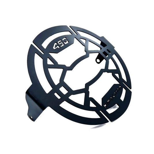 Protetor de farol Royal Enfield Himalayan 450 vista lateral 