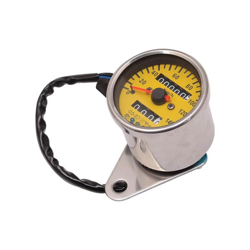 Carregue imagem no visualizador da galeriaVelocímetro eletrónico universal - Odómetro com retroiluminação LED vintage
