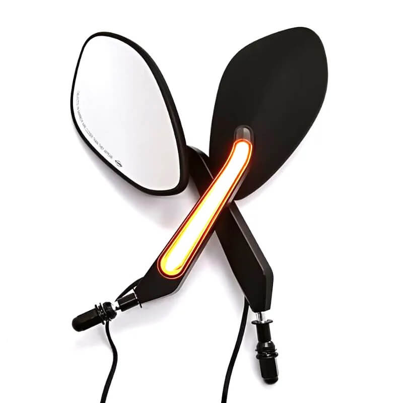 Load image into Gallery viewer, Espelhos retrovisores LED Harley-Davidson – detalhe do pisca integrado 12V
