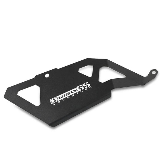 Proteção escape BMW GS Adventure alumínio cortado laser acabamento premium