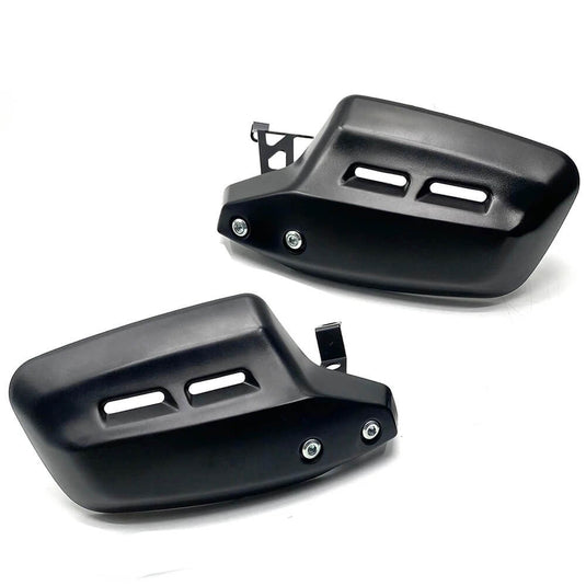 Proteções de mão Honda CL250 CL500 vista frontal em ABS preto