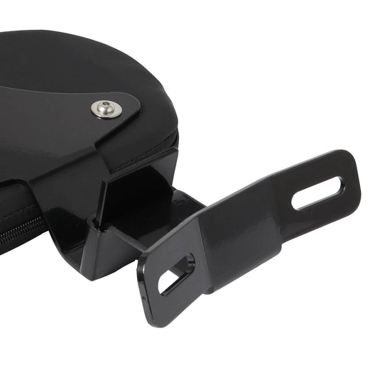 Encosto Harley Touring couro PU - vista lateral esponja interna macia conforto