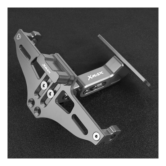 Suporte matrícula NMAX 155 125 ajuste comprimento 