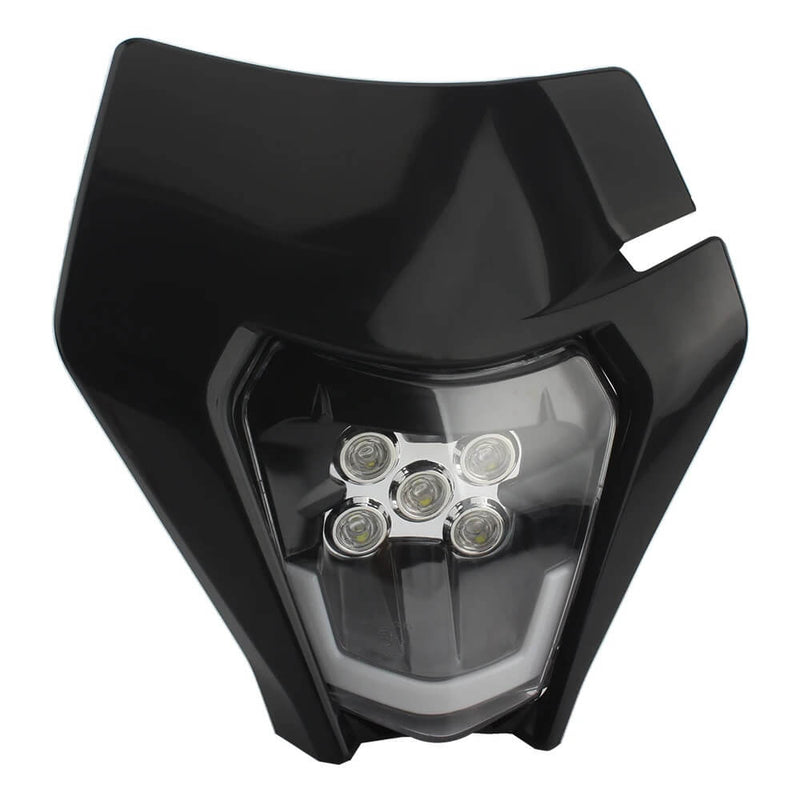 Load image into Gallery viewer, Farol LED 4200LM 12V com lente transparente para dirt bike 
