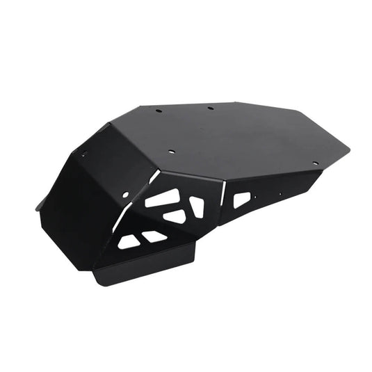 Protetor de motor Triumph Tiger 900 - vista lateral mostrando cobertura completa do chassis