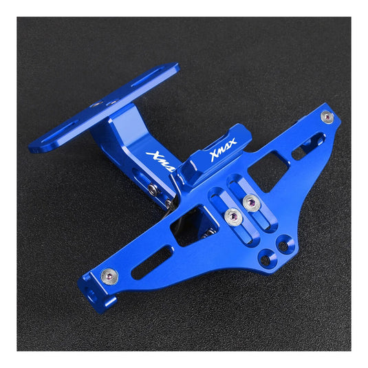 Instalação suporte matrícula XMAX com ajuste vertical 