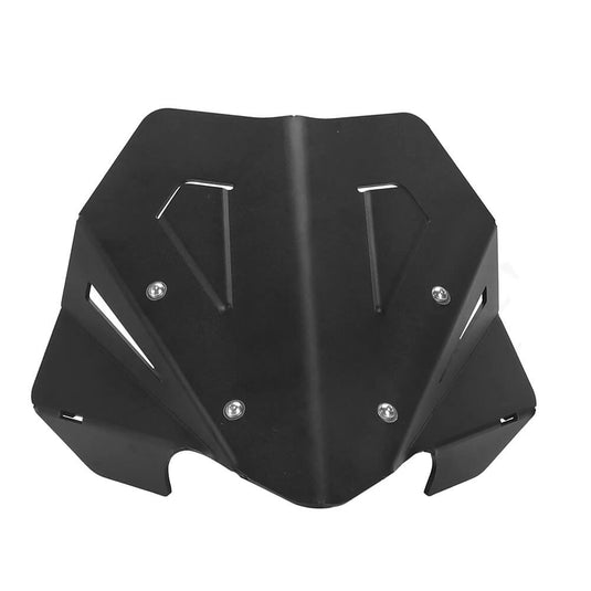 Defletor de vento preto em aço inoxidável para Monster 937 Plus