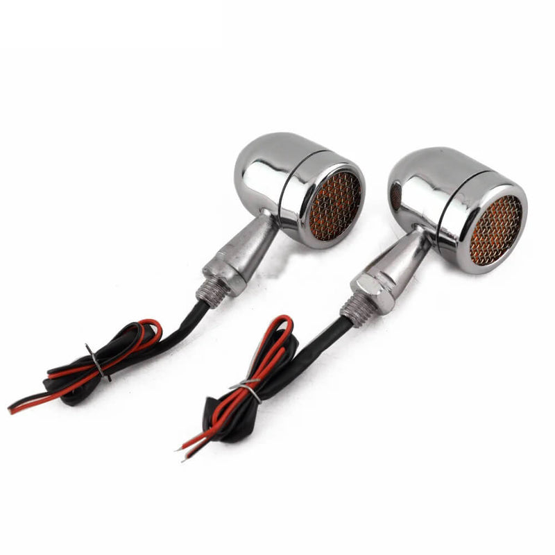 Carregue imagem no visualizador da galeriaDetalhe da lente PC dos mini piscas LED bala para moto
