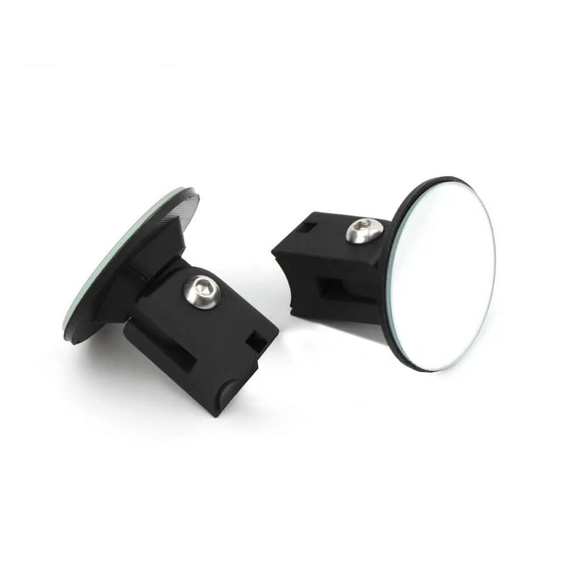 Load image into Gallery viewer, Mini espelho retrovisor moto – instalação com abraçadeiras no guiador

