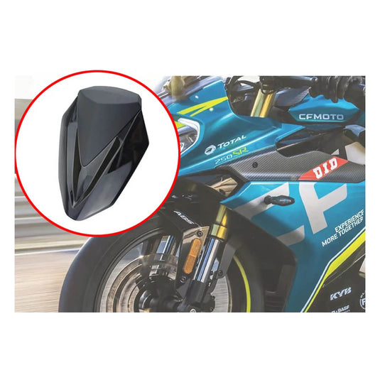 Carenagem traseira desportiva CFMOTO 250SR com design racing 
