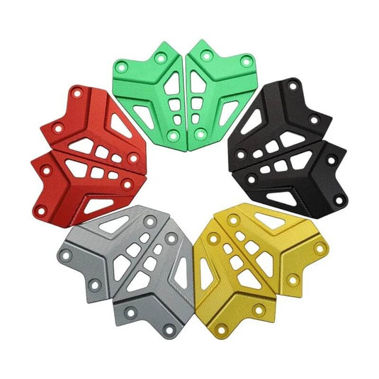 Proteções calcanhar CNC Z900 acabamento titânio 