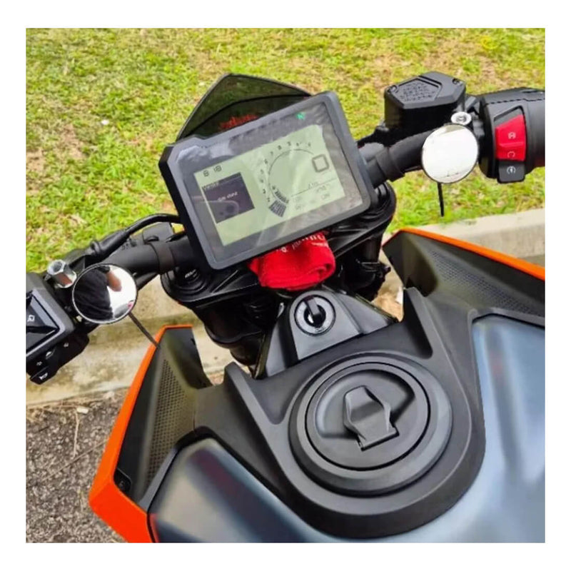 Load image into Gallery viewer, Mini espelho retrovisor moto – detalhe da lente convexa 50mm
