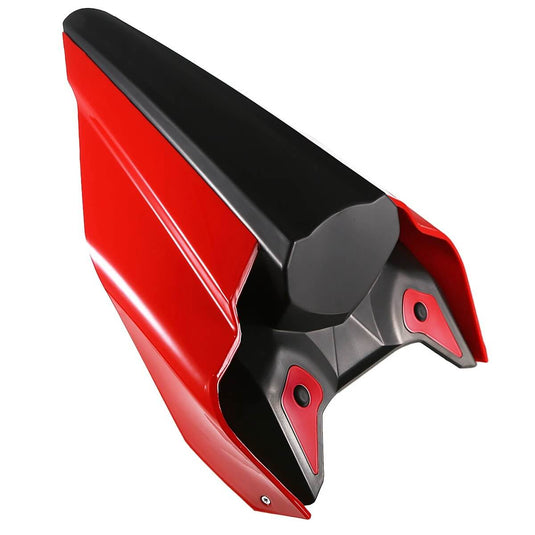 Carenagem racing vermelha Honda CBR650R 2019-2023, design desportivo aerodinâmico