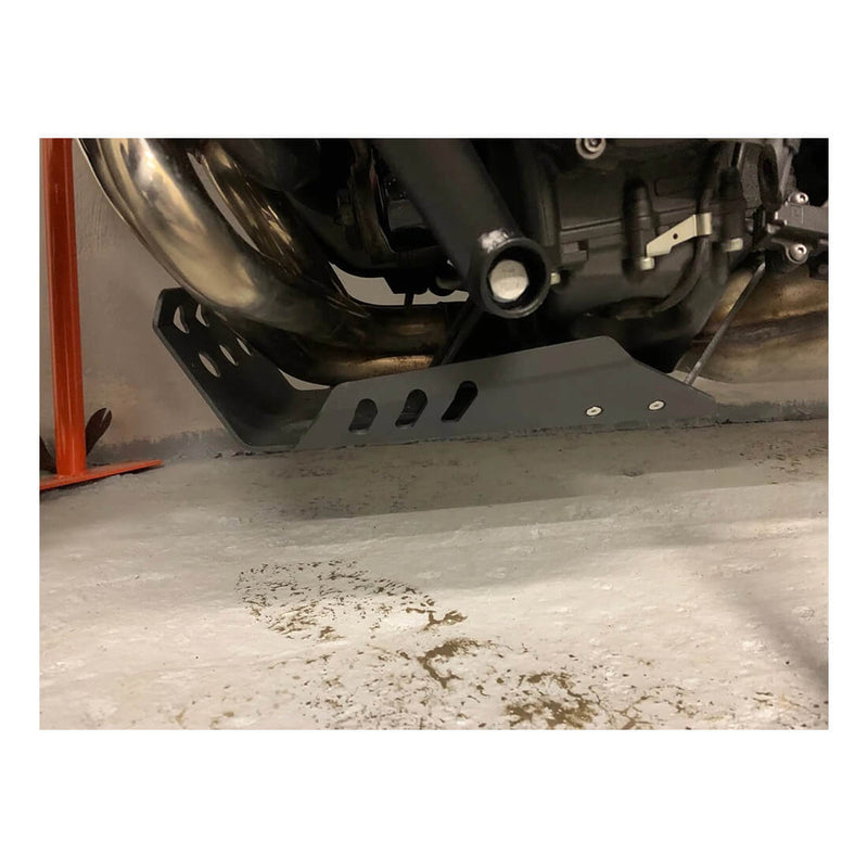 Load image into Gallery viewer, Vista inferior do protetor de carter com corte a laser para Yamaha MT-09 e FJ09
