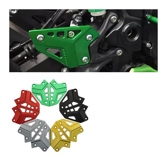 Proteções calcanhar alumínio Z900 cor dourada 