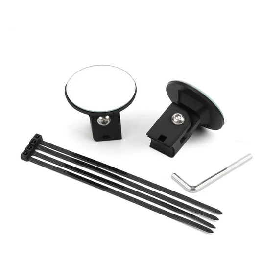Mini espelho retrovisor moto – campo de visão grande angular