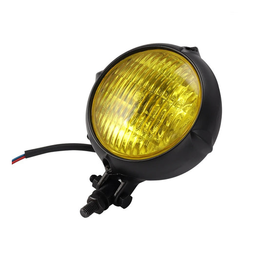 Farol 10 cm com Lâmpada H4 para motos custom