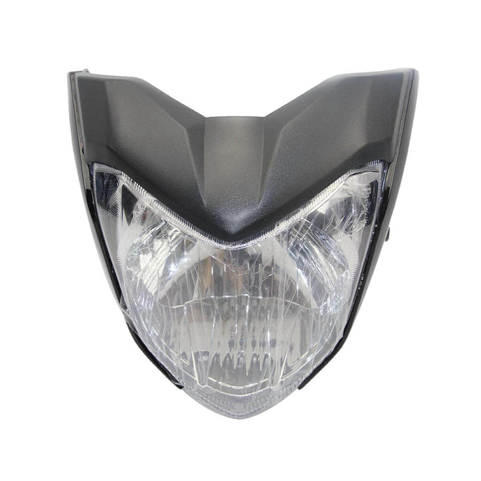 Farol completo com lâmpada halogéneo para Yamaha FZ16, YS150 e FZER150 em plástico ABS