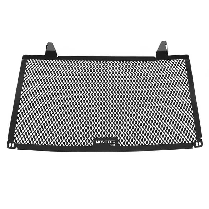 Load image into Gallery viewer, Protetor radiador Monster 937 950 instalado - vista frontal 
