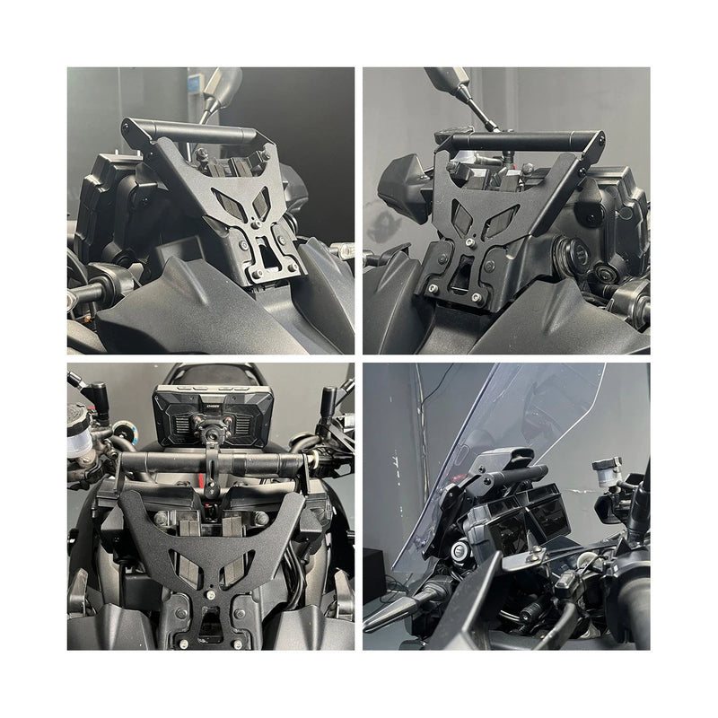 Carregue imagem no visualizador da galeriaExtensão de Guiador com Suporte Anti-Vibração GPS/Telemóvel - Yamaha Tracer 9/GT
