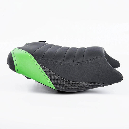 Banco condutor passageiro Kawasaki Z400 verde estética moto