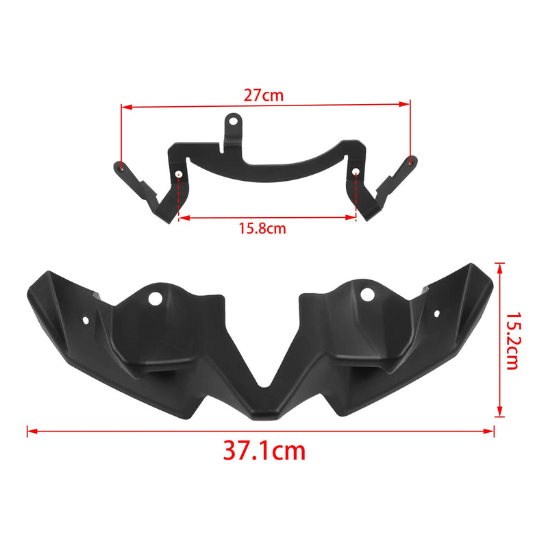 Load image into Gallery viewer, Asa de força descendente para Kawasaki Z900 em verde 
