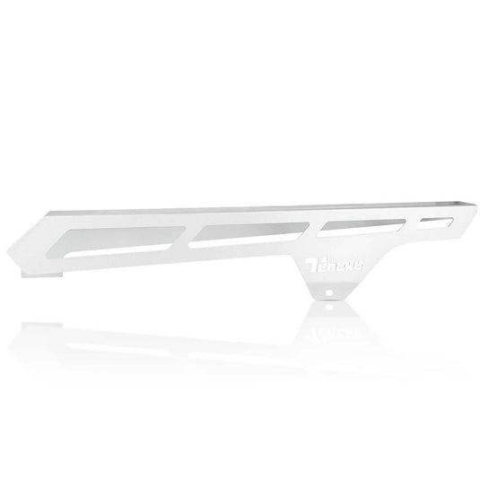 Acabamento CNC de precisão na proteção de corrente Yamaha Tenere