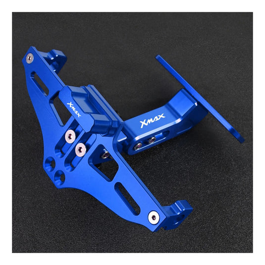 Detalhe ajuste ângulo suporte matrícula XMAX NMAX 