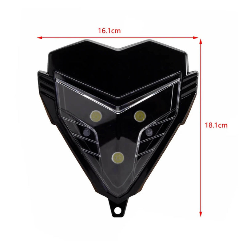 Load image into Gallery viewer, Farol LED estilo A com 3 LEDs para moto de motocross e enduro
