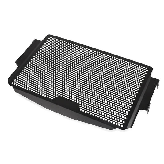 Detalhe grelha proteção radiador perfurada Yamaha XSR900 fluxo ar otimizado